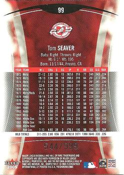 2005 Fleer Patchworks #99 Tom Seaver Back