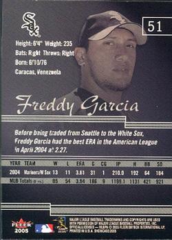 2005 Fleer Showcase #51 Freddy Garcia Back