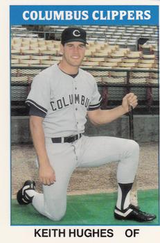 1987 TCMA Columbus Clippers #21 Keith Hughes Front