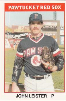 1987 TCMA Pawtucket Red Sox #26 John Leister Front