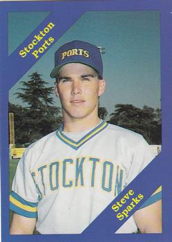 1989 Cal League #152 Steve Sparks Front