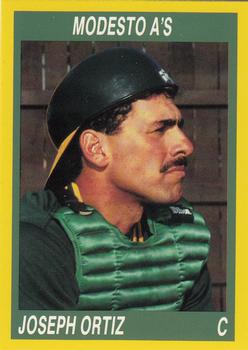 1990 Cal League #158 Joseph Ortiz Front