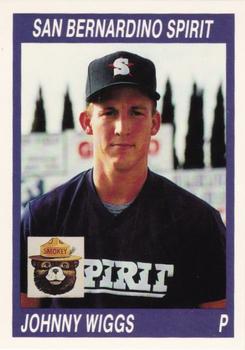 1990 Cal League #94 Johnny Wiggs Front