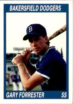 1990 Cal League #251 Gary Forrester Front