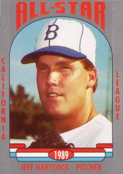 1989 Cal League All-Stars #15 Jeff Hartsock Front