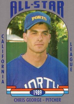 1989 Cal League All-Stars #38 Chris George Front