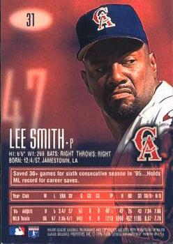 1996 E-Motion XL #31 Lee Smith Back