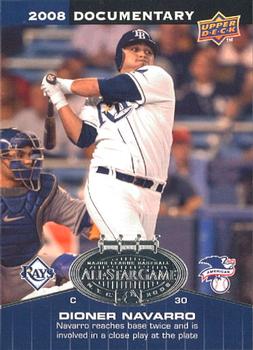 2008 Upper Deck Documentary - All-Star Game #ASG-DN Dioner Navarro Front
