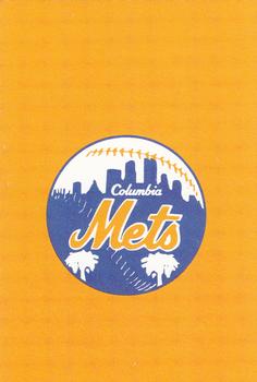 1989 Grand Slam Columbia Mets #30 Title Card Front