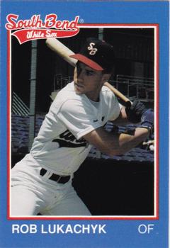 1989 Grand Slam South Bend White Sox #22 Rob Lukachyk Front