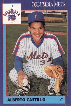 1990 Grand Slam Columbia Mets #19 Alberto Castillo Front