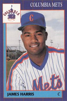 1990 Grand Slam Columbia Mets #7 James Harris Front