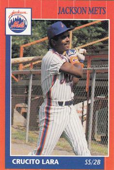 1990 Grand Slam Jackson Mets #25 Crucito Lara Front