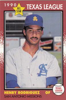 1990 Grand Slam Texas League All-Stars #8 Henry Rodriguez Front