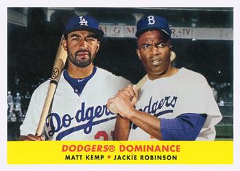 2012 Topps Archives - Combos #58-KR Matt Kemp / Jackie Robinson Front