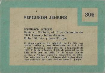 1967 Topps Venezuelan #306 Ferguson Jenkins Back