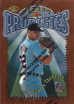1996 Finest #336 Justin Thompson Front