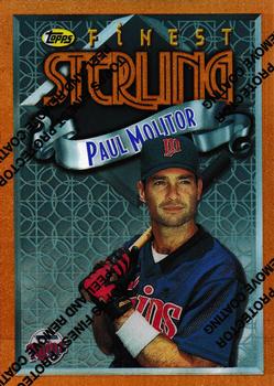 1996 Finest - Refractors #194 Paul Molitor Front