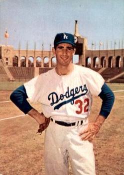1960 Morrell Meats Los Angeles Dodgers #NNO Sandy Koufax Front