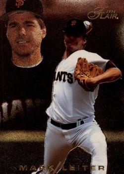1996 Flair #390 Mark Leiter Front