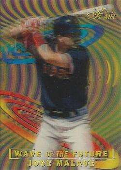 1996 Flair - Wave of the Future #16 Jose Malave Front