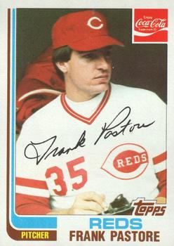 1982 Topps Coca-Cola Cincinnati Reds #17 Frank Pastore Front