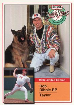 1993 Milk Bone Super Stars #16 Rob Dibble Front