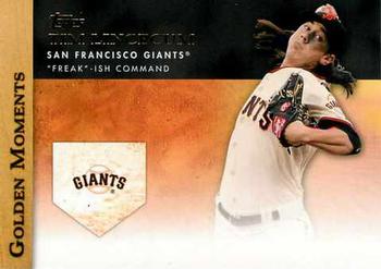 2012 Topps - Golden Moments (Series 2) #GM-12 Tim Lincecum Front