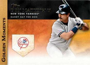 2012 Topps - Golden Moments (Series 2) #GM-23 Don Mattingly Front