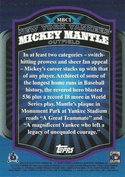 2012 Topps - Retail Refractors #MBC1 Mickey Mantle Back
