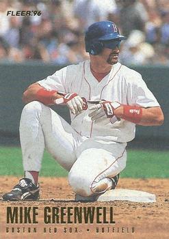 1996 Fleer #27 Mike Greenwell Front