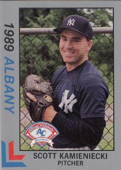 1989 Best Albany-Colonie Yankees - Platinum #25 Scott Kamieniecki Front