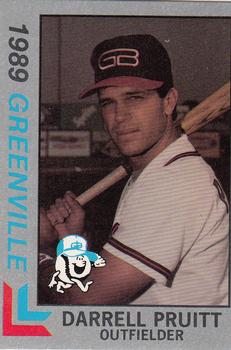 1989 Best Greenville Braves - Platinum #3 Darrell Pruitt Front