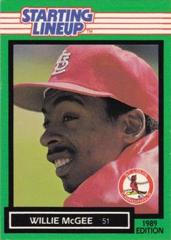 1989 Kenner Starting Lineup Cards #3991136040 Willie McGee Front