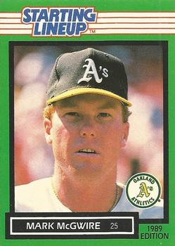 1989 Kenner Starting Lineup Cards #3991151020 Mark McGwire Front