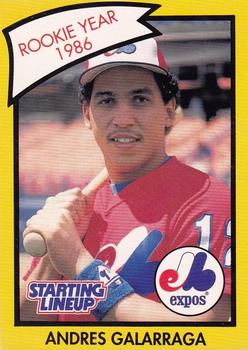 1990 Kenner Starting Lineup Cards #4691225010 Andres Galarraga Front
