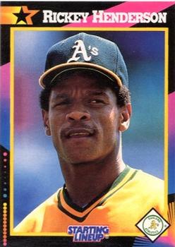 1992 Kenner Starting Lineup Cards #6705205020 Rickey Henderson Front