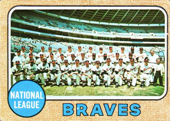 1968 Topps #221 Atlanta Braves Front