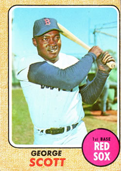 1968 Topps #233 George Scott Front