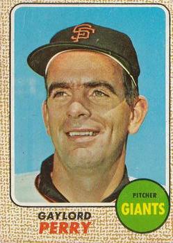 1968 Topps #85 Gaylord Perry Front