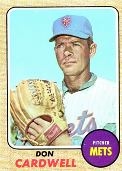 1968 Topps #437 Don Cardwell Front