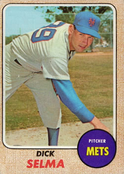 1968 Topps #556 Dick Selma Front