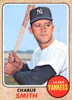 1968 Topps #596 Charlie Smith Front