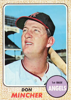 1968 Topps #75 Don Mincher Front