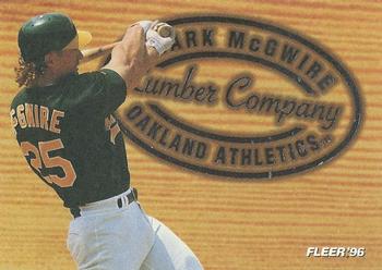 1996 Fleer - Lumber Company #5 Mark McGwire Front