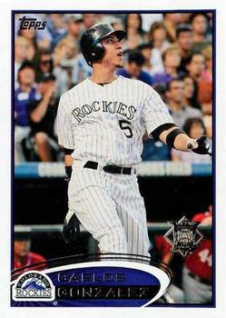 2012 Topps National League All-Stars #NL10 Carlos Gonzalez Front