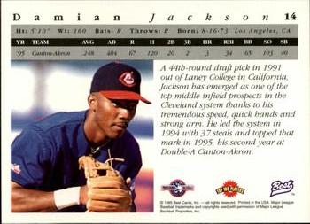 1995 Best #14 Damian Jackson Back