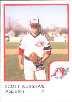 1986 ProCards Appleton Foxes #NNO Scott Kershaw Front