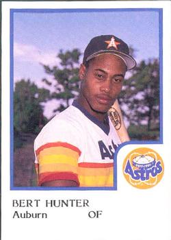 1986 ProCards Auburn Astros #13 Bert Hunter Front