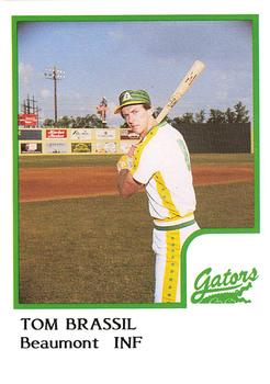 1986 ProCards Beaumont Golden Gators #NNO Tom Brassil Front